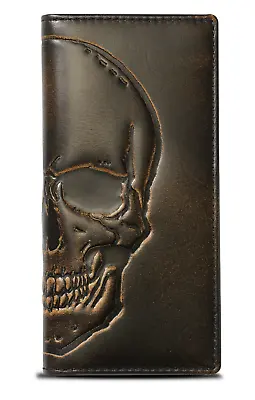 House Of Jack Co. Skull Long Bifold Wallet • $19.99