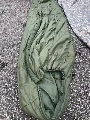 MILITARY FORREST GREEN SLEEP SYSTEM PATROL BAG MODULAR SLEEPING 2 Piece W Cover • $85