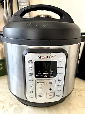 Instant Pot Duo 7-in-1 Electric Pressure Cooker - Stainless Steel/Black 8Qt • $50