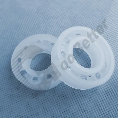 Plastic Ball Bearings 603~6907 With Cage Glass Balls ID=3mm~50mm OD=7mm~80mm • $2.70