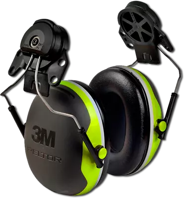 3M PELTOR X Series Earmuff Helmet Attachment Class 5 SLC80 27dB (X4P3G/E) • $39.95