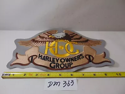 Vintage HOG HARLEY OWNERS GROUP Embroidered PATCH Large 10 3/4  X  7 1/4  -New • $45.99