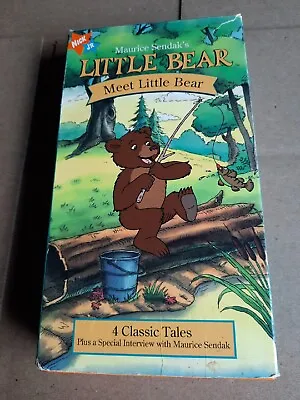 Nick Jr Maurice Sendak’s Meet Little Bear VHS Video Tape Nickelodeon VTG RARE • $4.99