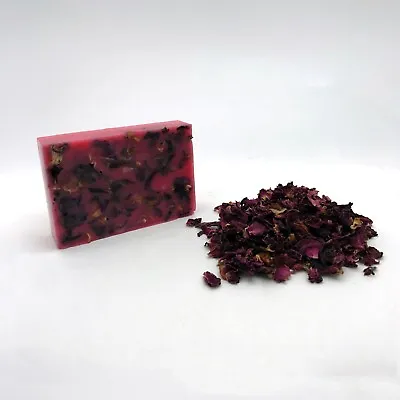 Natural ROSE Handmade Soap 100g Bar Salvatore Tripi Genuine Skin Flowers Body UK • £4.25