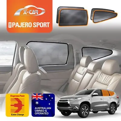 Magnetic Car Window Sun Shade For Mitsubishi Pajero Sport 2016-2023 Blind Mesh • $49.95