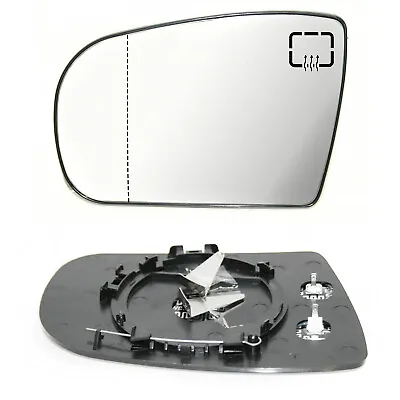 Left Side Wing Mirror Glass Wide Angle Heated For Mercedes Benz E Class W210 • $16.49