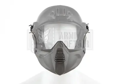 Fma Tactical Half Mask Model Tac-a For Helmet Fast Face Protect Green Airsoft • £20.10