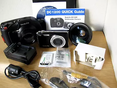 SeaLife DC1200 Underwater Digital Camera W Accessories & Case • $74.50