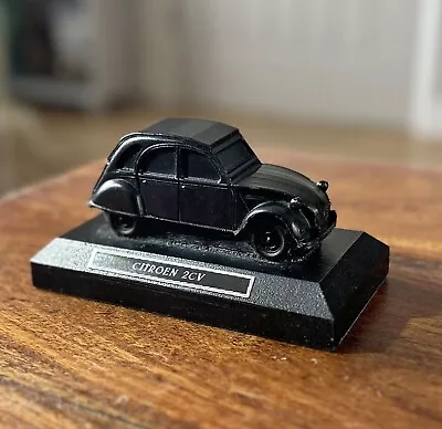 Citroen 2CV Model Car Ornament Made With British Coal & Resin Blend • £9.99