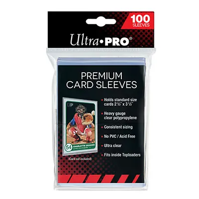 Ultra Pro Premium Soft Penny Sleeves Trading Card Standard Pokemon MTG • £3.99