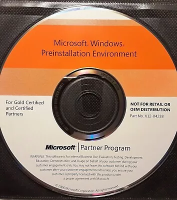 Windows (Windows Server 2003) Preinstallation Environment CD • $9.96