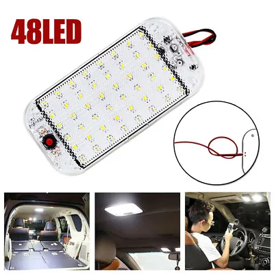48 LED Car Panel Light Interior Reading Lamp High Brightness Cabin Lights Kits • $9.09