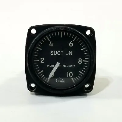 $95 • Buy Cessna Vacuum Suction Gauge P/N 51414-1 | Working When Removed | 30 Day Warranty