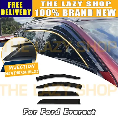 $53.04 • Buy Injection Weathershields For Ford Everest UA 15-22 Weather Shields Window Visors