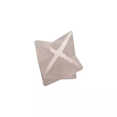 Small Merkaba Star 2cm Rose Quartz • £6.95