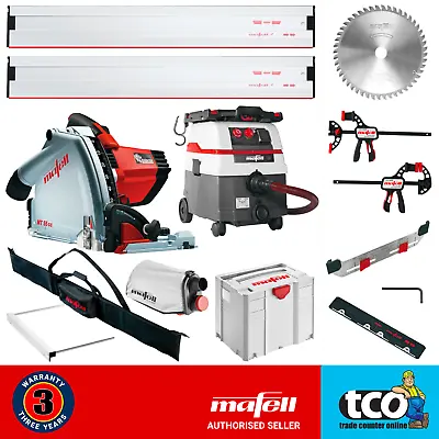 Mafell MT55cc Plunge-Cut Saw | Guide Rail F160 | Dust Extractor M | 230V • $126.28