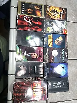 Lot Of 12 Horror Sci Fi Movies Gremlins The Stand VHS Video Cassette Tapes • $24.99