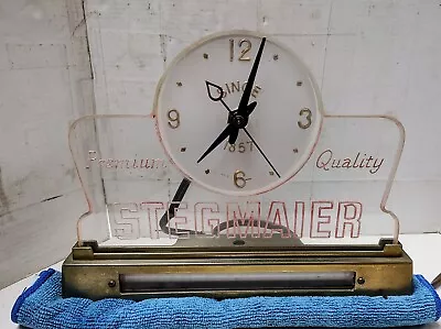 Vintage Stegmaier Beer Cash Register Clock/Sign • $90