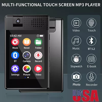 MP3 Player Bluetooth Built In Speaker With Camera 8GB 16GB Video Music Player US • $36.26