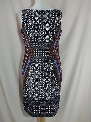 London  Times Dress - Size 12P - Multicoloured - Sleeveless - Unlined - 310 • £8