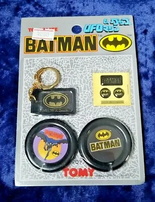 Tomy 1989 DC Comics Batman UFO Keychain Stickers #4~ Ray Rohr Cosmic Artifacts • $15.95