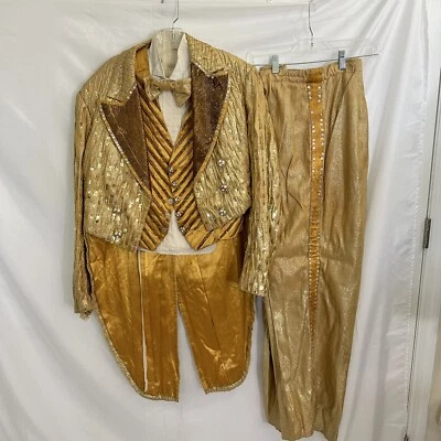 $1000 • Buy Vintage Eaves Brooks Gold Ringmaster Ringling Brothers Circus? Costume