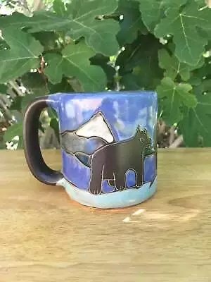 Blue Bear Mara Mug In Lead Free Stoneware Pottery. 16oz; 510B0 • $24.95