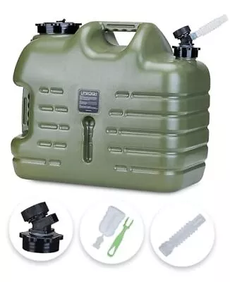  Water Jug Camping Water Container Truly No Leakage Water 5 Gallon Green • $56.69