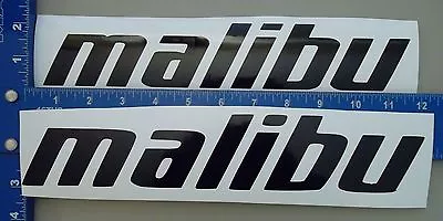 Malibu Boat Wakeboard Ski Sticker Pair Of (2) Choose Size • $2