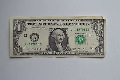 United States $1 One Dollar Bill - Federal Reserve Note - Series-2013 Various(2) • £1.85