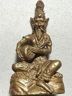 $8.80 • Buy Ruesi Phra Lp Rare Old Thai Buddha Amulet Pendant Magic Ancient Idol#24