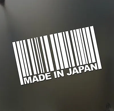 $2.99 • Buy Made In Japan Sticker JDM Slammed Stance Funny Drift Lowered Car Window Decal
