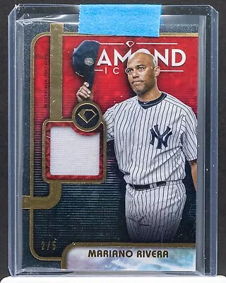 Mariano Rivera 2024 Topps Diamond Icons Red Game Used Jersey Patch 2/5 HOF • $5.50