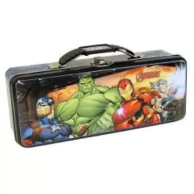 Avengers Tin Pencil Box With Handle • $8.99