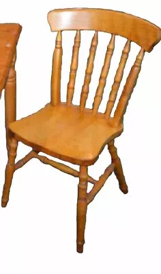 Vintage Farmhouse Traditional Pine Chair • £0.99