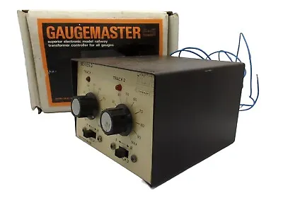 Working Gaugemasters Model Series D Twin Track Transformer Controller Boxed • $153.58