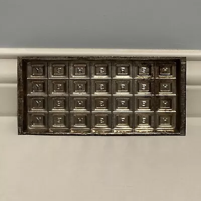 Antique Early Hershey Tin Chocolate Candy Bar Mold Separable Alphabet Mould Vtg • $89.99