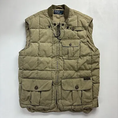 Polo Ralph Lauren Quilted Body Warmer Gilet Puffer Vest M Hunting Fishing • £100