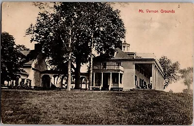 C 1910 Mt. Vernon Grounds Virginia Antique Postcard George Martha Washington • $7.69