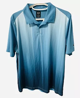 Oakley  Golf Polo Shirt Blue Mens Large • $19.99