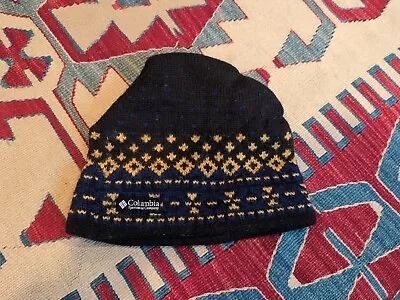 Vintage Columbia Wool Ski Hat 90s Made In Canada • $14.95