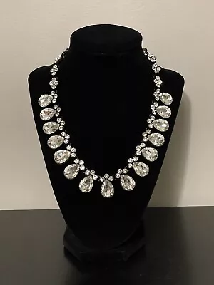 ZARA Statement Necklace - Diamond Tear Drop • $45