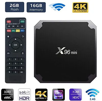 X96 Mini TV BOX Amlogic S905W Quad Core Android 9.0 4K Smart TV Box Media Player • $33.59