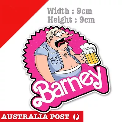 Barbie Funny Simpson Beer Drunk Funny Sticker • $6.75