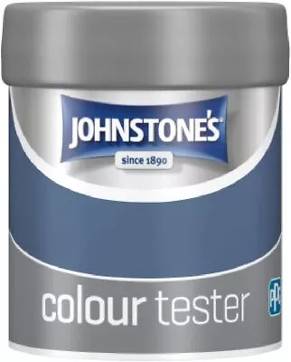 Johnstone's - Paint Tester Pots - Wall & Ceiling Paint - Vintage Denim - Emulsi • £6.52