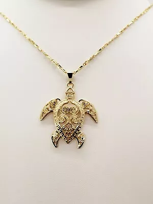 Hawaiian Tribal Honu Necklace Hawaiian Jewelry  • $25