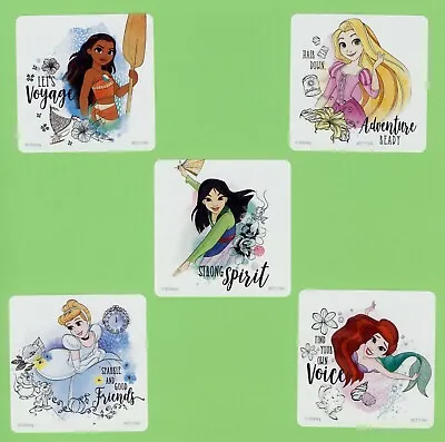 15 Disney Princess Adventure Large Stickers - Moana Mulan Ariel Cinderella • $2.60