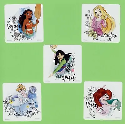 75 Disney Princess Adventure Large Stickers - Moana Mulan Ariel Cinderella • $12