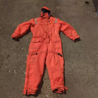 Mustang Survival Anti-Exposure 2175 Coverall Work Suit Size Large  USCG Type V • $99.35