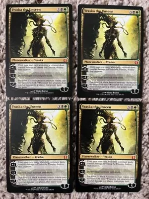 MTG - Vraska The Unseen X4 - Return To Ravnica • $4.49